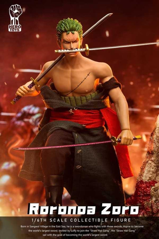 PREORDER Hero Toys OP001 1/6 The ONE PIECE Series Roronoa Zoro海賊系列 索隆