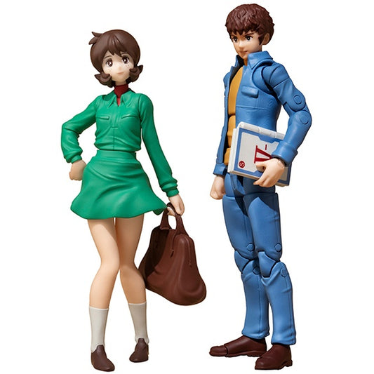 PREORDER G.M.G Mobile Suit Gundam Earth Federation Forces 07 Amuro Ray & Fraw Bow